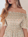 LOVEFLORA Maxikleid mit orangefarbenen Blumen Dstreet EY2635