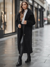Damen Wintermantel Teddyfell lang schwarz Dstreet NY0760z