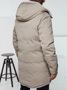 Herren Winter Parka Jacke mit Kapuze beige Dstreet TX4969_3