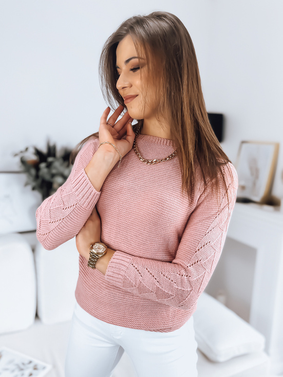 Damen Kurze Pullover TAMI Farbe Rosa DSTREET MY1765