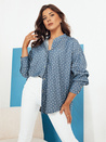Damen Elegant Hemd PISAT Farbe Blau DSTREET DY0424