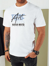Bedrucktes weißes Herren-T-Shirt Dstreet RX5392