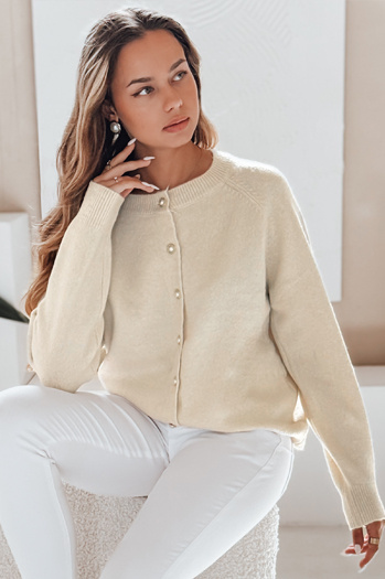 Damen Pullover mit Reißverschluss SELINA ecru Dstreet MY2515