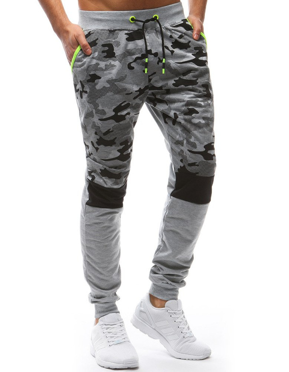 Herren Trainingshose Camo Grau Dstreet UX3629