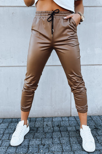Damen Waxhose HARBOR Farbe Camel DSTREET UY1699