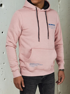 Herren Sweatshirt mit Aufdruck Farbe Rosa DSTREET BX5692_3