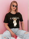 Damen-Teddybär T-Shirt MISTREET schwarz Dstreet RY2873