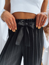 Damen Casual Hose RUFFLES Farbe Schwarz DSTREET UY1539