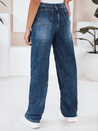 Blaue Damenjeans mit weitem Bein Dstreet UY2814