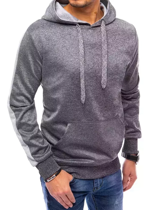 Herren Kapuzenpullover Dunkelgrau Dstreet BX5122