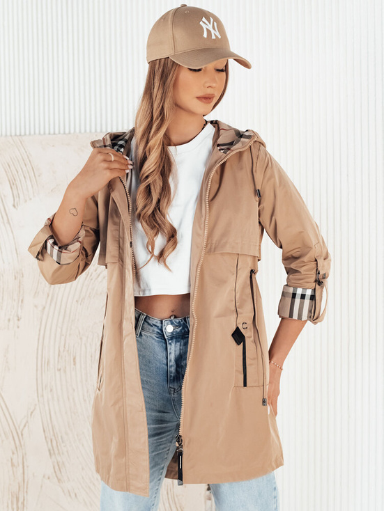 Damen Parka VERDU Farbe Beige DSTREET TY4224