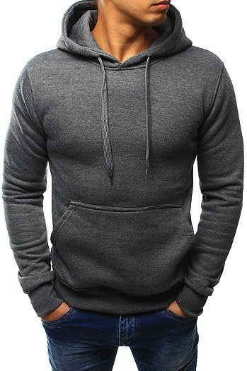 Herren Kapuzenpullover Anthrazit BX2085
