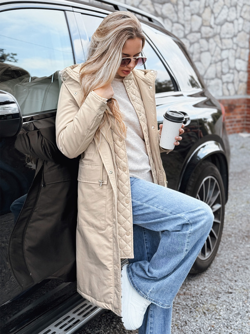 Damen Mantel ISLA Beige Dstreet TY3211