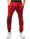 Herren Sporthose Jogger Camo Rot Dstreet UX3514