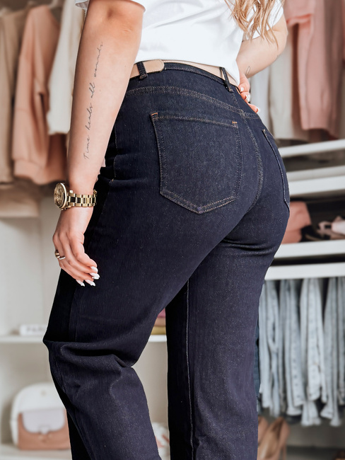 Damen Jeanshose mit geradem Bein CLASSIFIT navy blau Dstreet UY2665