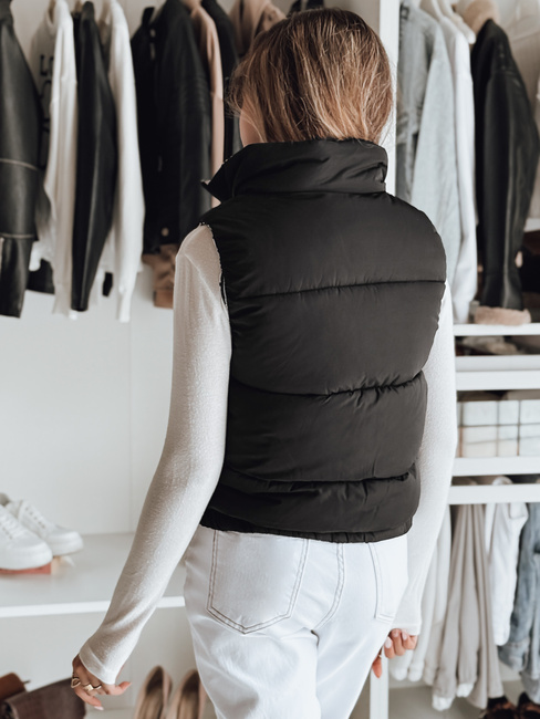 URBANELLE Damen Steppweste schwarz Dstreet TY4974