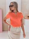 Damen Einheitsgröße gerippte Bluse KISS LOOK rosa Dstreet RY2838