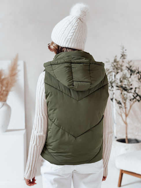Damen Steppweste LIKEHUGS grün Dstreet TY4977