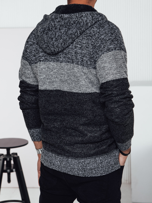 Herren Isolierter Kapuzenpulli grau Dstreet WX2274