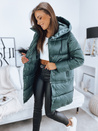 Damen Mantel/Steppjacke INKA PREMIUM Dunkelgrün Dstreet TY3146