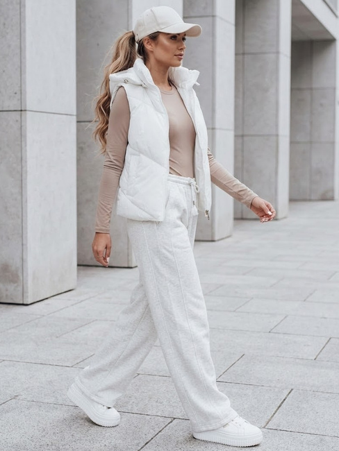 Damen Steppweste LIKEHUGS weiß Dstreet TY4975