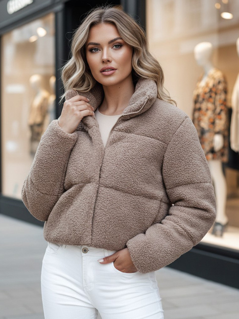 Damen Winterjacke kurz Alpaka CELESTIAL camel Dstreet TY4482z