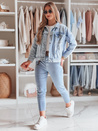 Damen Freizeithose mit Gürtel MADELINA blau Dstreet UY2626