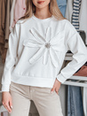 Damen Bluse in Übergröße mit PETITKA Blume ecru Dstreet BY1387