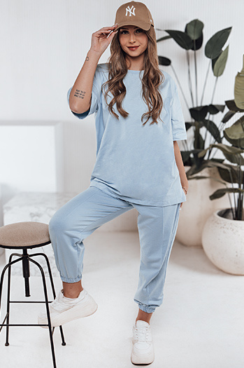 Damen Trainingsanzug Set URBANREL blau Dstreet AY1122