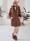 Damen Winterjacke mit Kapuze GABRIELLE braun Dstreet TY4919