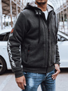 Herren Sweatshirt mit Aufdruck Farbe Dunkelgrau DSTREET BX5632_3