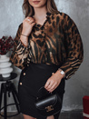 Damen Shirt in Übergröße PANTHEAS mit Leopardenmuster Dstreet RY2709