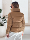 Damen Steppwinterjacke LAROSE dunkelbeige Dstreet TY5217