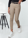 TRENDIOSS Damenhose mit Gürtel beige Dstreet UY2264