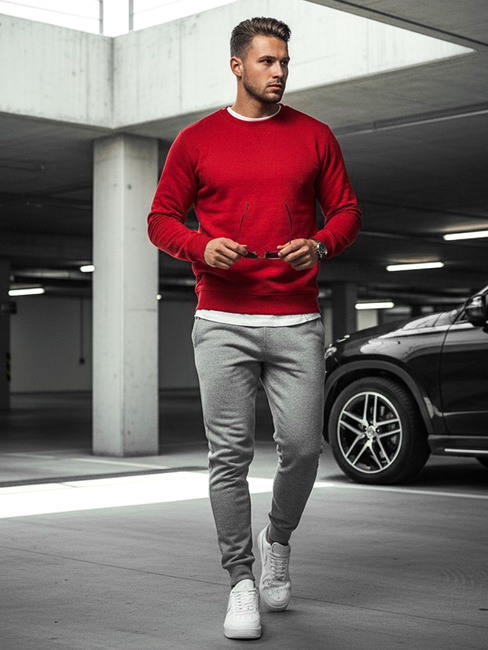 Herren Sweatshirt Rot Dstreet BX3867