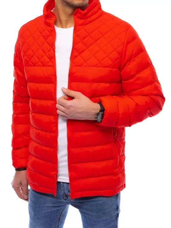 Herren Übergangs-Steppjacke rot Dstreet TX3997