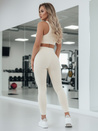 Damen Leggings mit hoher Taille ACTIVIS bieałe Dstreet UY2601