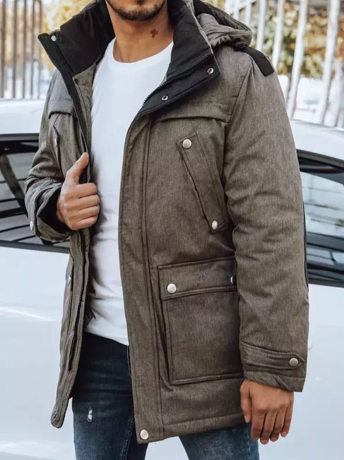 Herren Winterjacke Khaki Dstreet TX4279