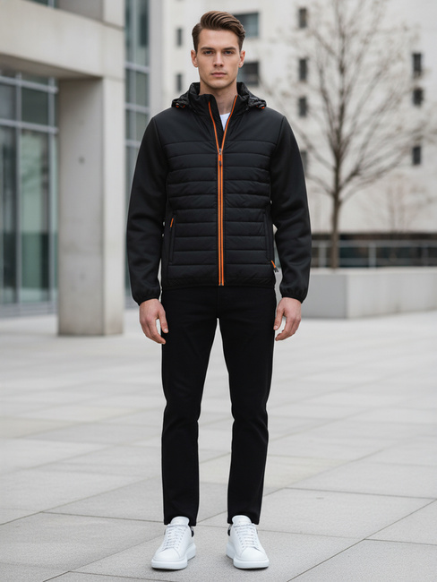 Herren Steppjacke Schwarz Dstreet TX3785