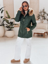 Damen Winterjacke SOLARIS Farbe Grün DSTREET TY4008