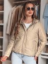 Damen Übergangs-Steppjacke mit Kapuze NIVESSO beige Dstreet TY4858_4