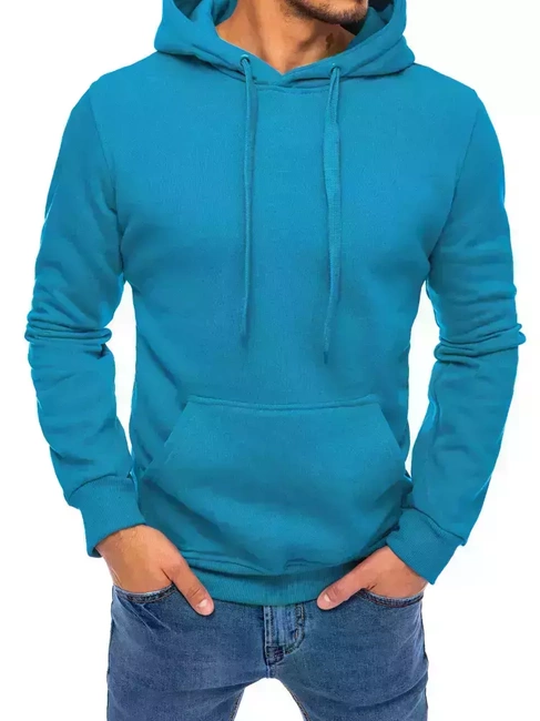 Herren Kapuzenpullover Hellblau Dstreet BX5108
