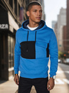 Herren-Kapuzenpullover blau Dstreet BX5912_1