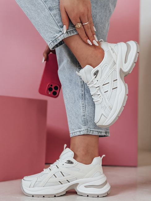 MODERMAX Damen weiß Dstreet Turnschuhe ZY0898