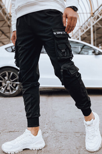 Herren Cargohosen Farbe Schwarz DSTREET UX4218