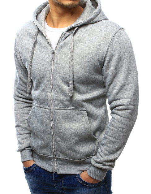 Herren Kapuzenpullover Hellgrau Dstreet BX2412