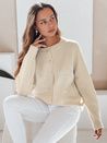 Damen Pullover mit Reißverschluss SELINA ecru Dstreet MY2515