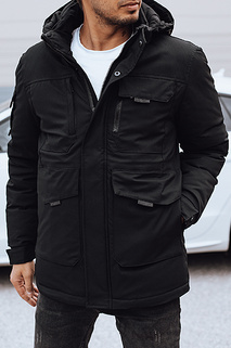 Herren Winter Parka Jacke schwarz Dstreet TX4873