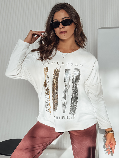 Damenbluse in Übergröße MODEZINE weiß Dstreet RY2689