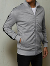 Herren Sweatshirt mit Reißverschluss Farbe Hellgrau DSTREET BX5566